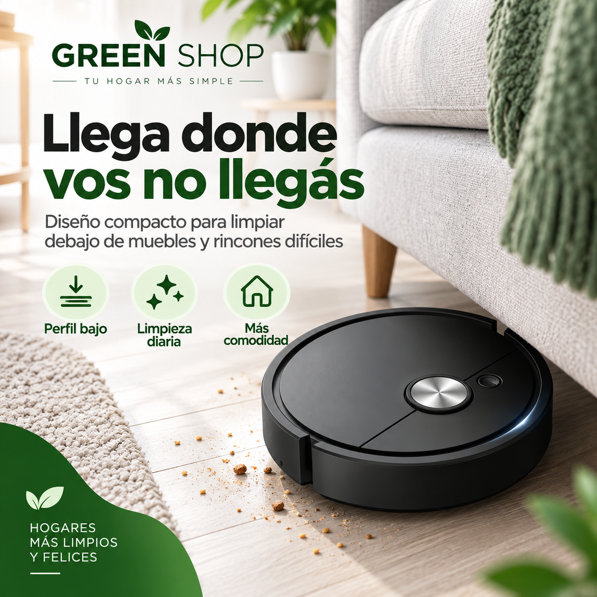 Aspiradora Robot Inteligente -- NOVA Clean X1