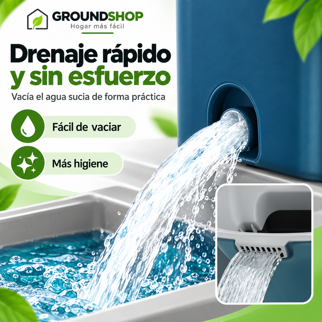 Mopa Giratoria 360° con Balde Autoescurrible - imagen 6