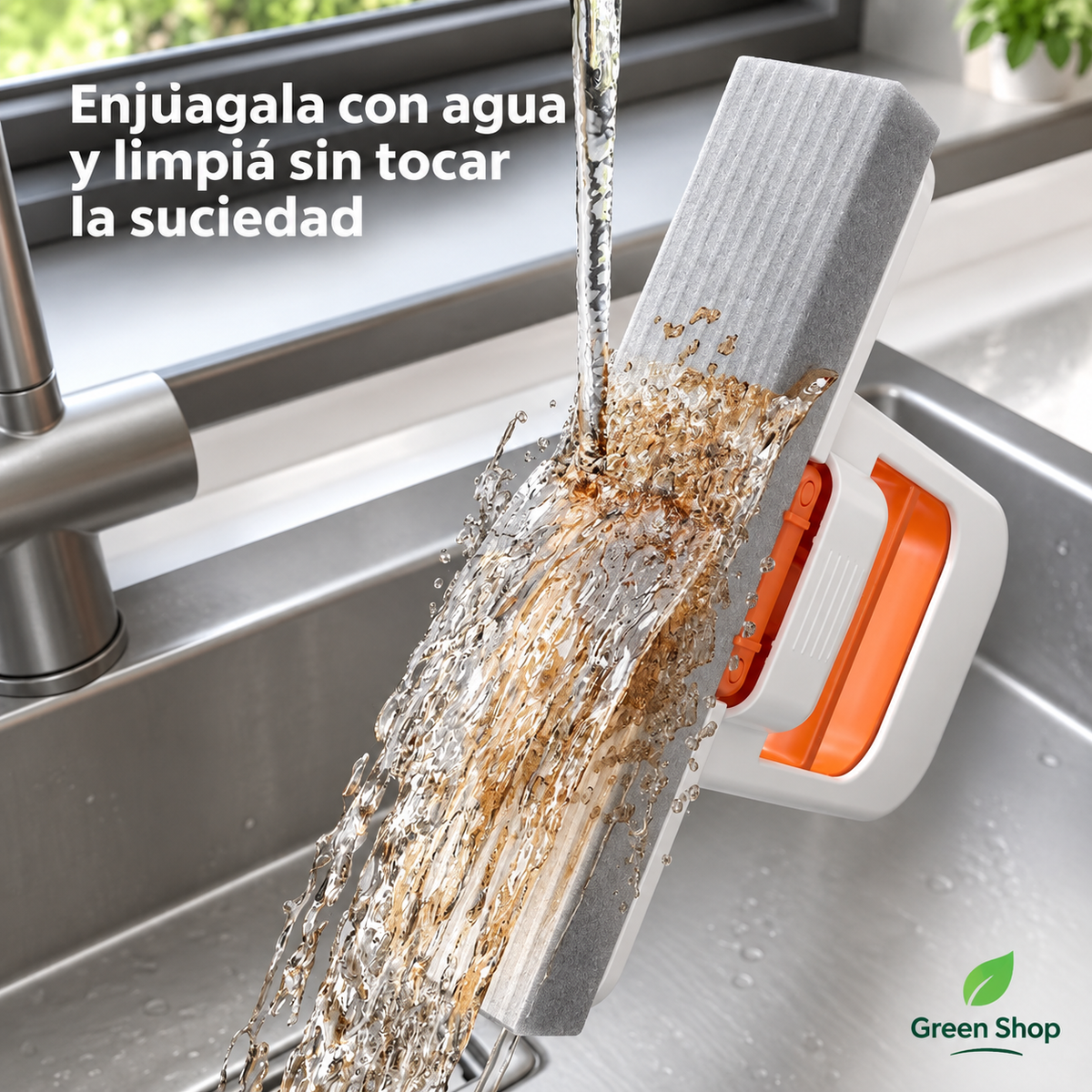 Mini Mopa Retráctil para Cocina, Baño y Auto - imagen 3