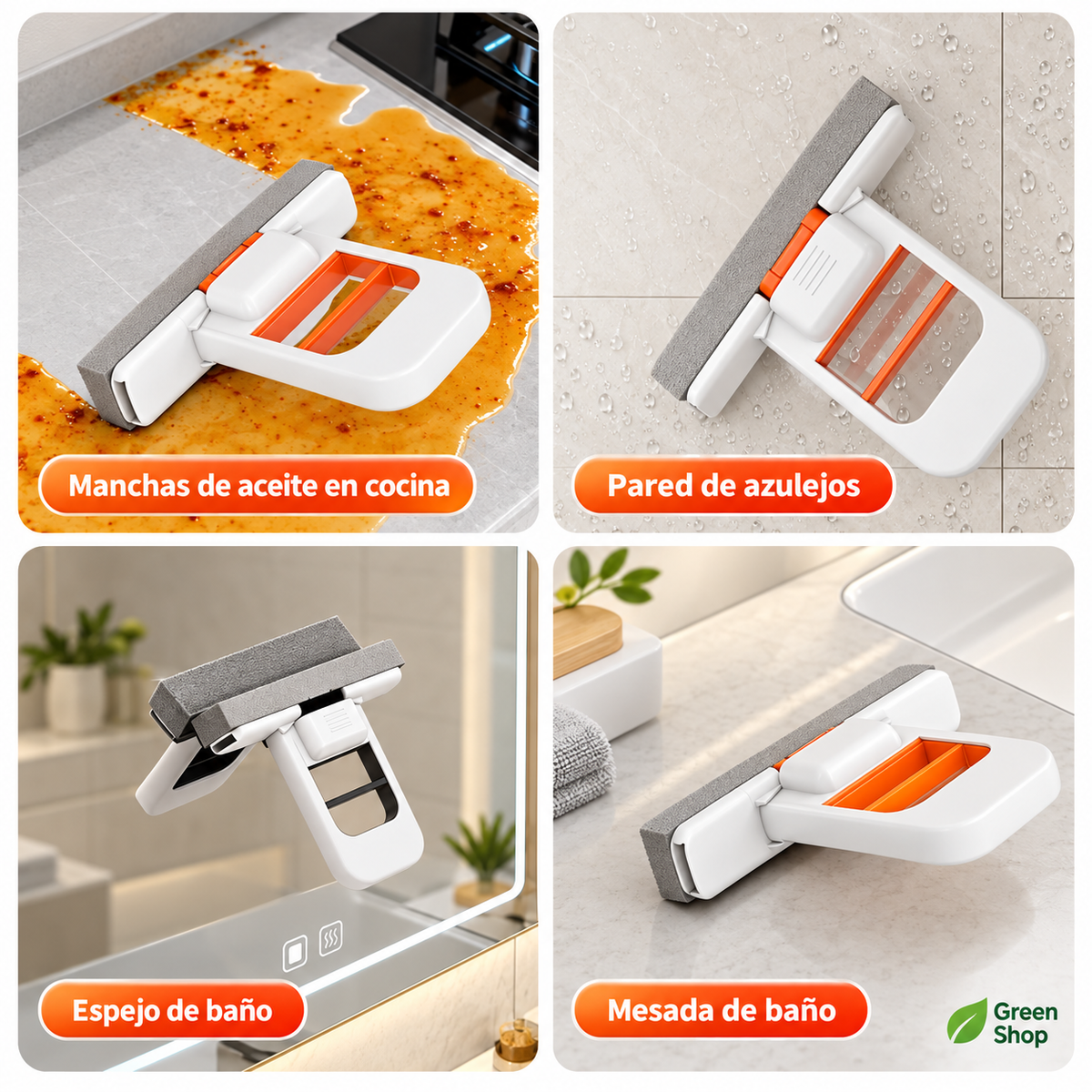 Mini Mopa Retráctil para Cocina, Baño y Auto - imagen 4