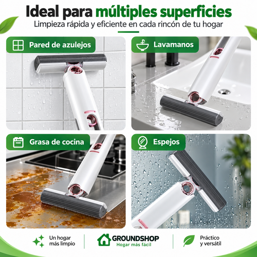 Mini Mopa Plegable con Exprimidor Incorporado - imagen 2