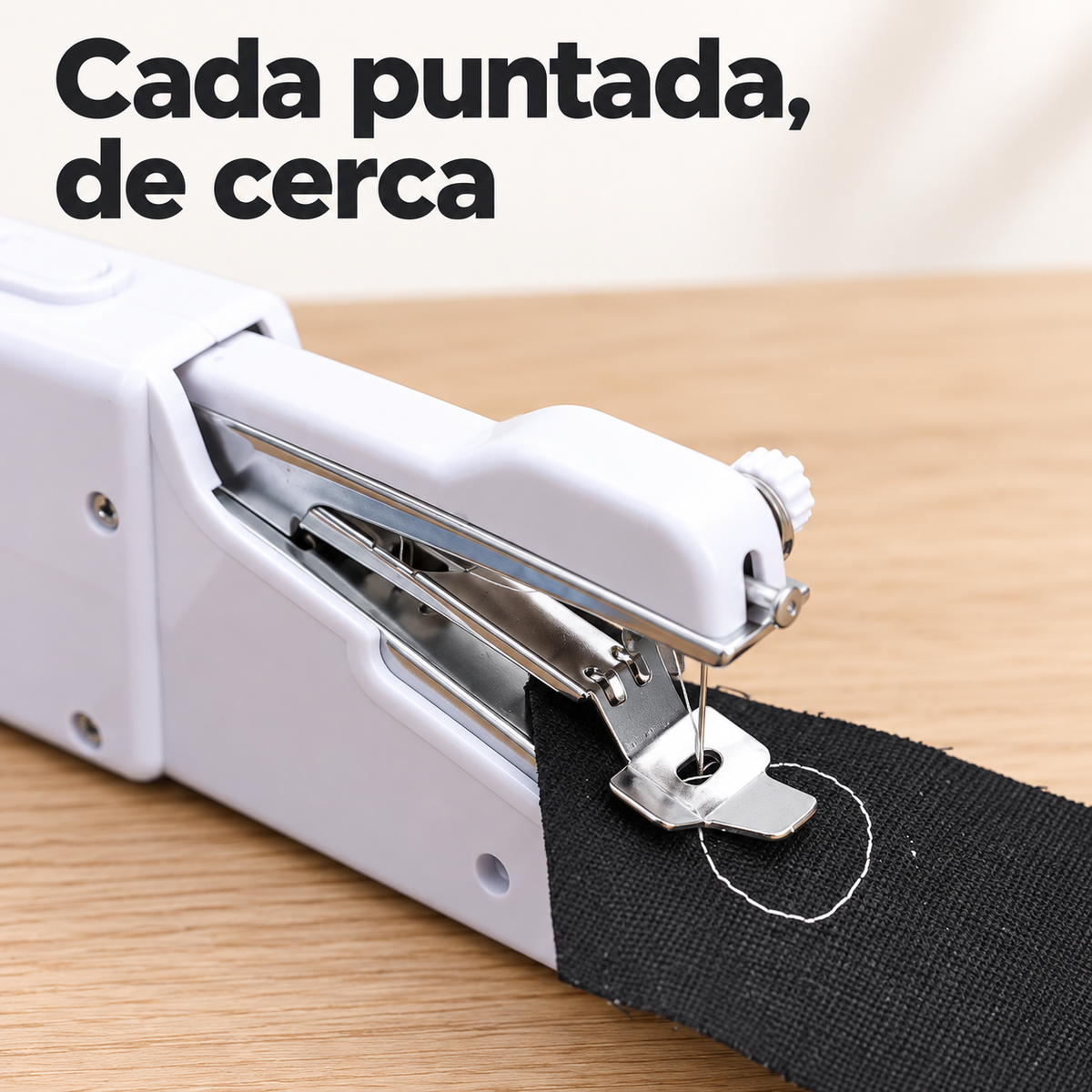 Cada puntada, de cerca